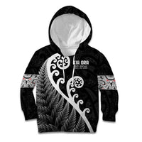Kia Ora Maori Language Kid Hoodie Te Reo Maori Koru Fern Art