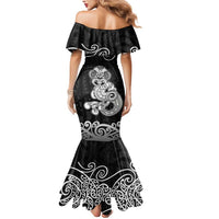 Te Reo Maori Tiki Inspired Art Mermaid Dress