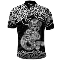 Te Reo Maori Tiki Inspired Art Polo Shirt LT9 - Polynesian Pride