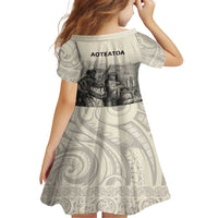Whanau Maori Language Family Matching Summer Maxi Dress and Hawaiian Shirt Te Reo Maori Inspired Art LT9 - Polynesian Pride