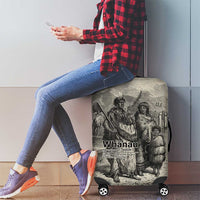Whanau Maori Language Luggage Cover Te Reo Maori Inspired Art LT9 - Polynesian Pride