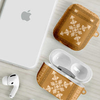 Hawaiian Quilt Block Design AirPods Case Gold Hawaii Culture Motifs LT9 - Polynesian Pride