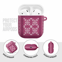 Hawaiian Quilt Pattern AirPods Case Pink Hawaii Culture Tropical LT9 - Polynesian Pride