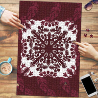 Palm Leaf Quilt Pattern Puzzle Hawaii Culture Floral - Polynesian Pride