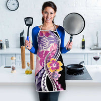 Aloha Vintage Hibiscus Lei Seamless Pattern Apron - Polynesian Pride