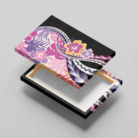 Aloha Vintage Hibiscus Lei Seamless Pattern Canvas Wall Art - Polynesian Pride