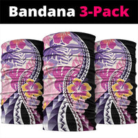 Aloha Vintage Hibiscus Lei Seamless Pattern Neck Gaiter - Polynesian Pride