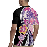 Aloha Vintage Hibiscus Lei Seamless Pattern Rugby Jersey - Polynesian Pride