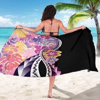 Aloha Vintage Hibiscus Lei Seamless Pattern Sarong - Polynesian Pride
