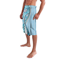 Aloha Vintage Palaka Floral Hawaiian Quilt Lavalava Uliuli Motif - Polynesian Pride