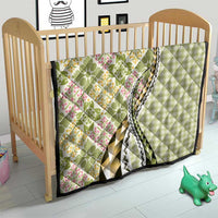 Aloha Vintage Palaka Floral Hawaiian Quilt Quilt Omaomao Motif - Polynesian Pride