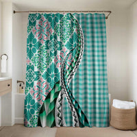 Aloha Vintage Palaka Floral Hawaiian Quilt Bathroom Set Polu Motif - Polynesian Pride