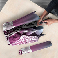 Aloha Vintage Plumeria Hawaiian Tapa Pattern Umbrella Gradient Hawaiian Tapa Pattern - Polynesian Pride