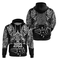 New Zealand Rugby Hoodie Black Haka Dance With NZ Champions History LT9 - Polynesian Pride