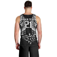Custom New Zealand Rugby Men Tank Top Black Haka Dance With NZ Champions History LT9 - Polynesian Pride