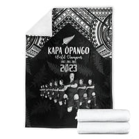 NZ Rugby Blanket Kapa Opango Maori Haka With Years of The All Black Champions LT9 - Polynesian Pride