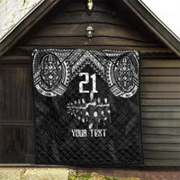 Custom NZ Rugby Quilt Kapa Opango Maori Haka With Years of The All Black Champions LT9 - Polynesian Pride