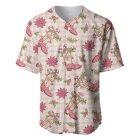 Beige Paniolo Palaka Hawaiian Cowgirl Christmas Baseball Jersey LT9 Beige - Polynesian Pride