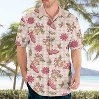 Beige Paniolo Palaka Hawaiian Cowgirl Christmas Hawaiian Shirt - Polynesian Pride