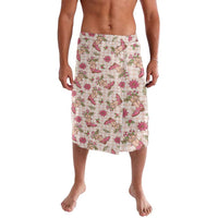 Beige Paniolo Palaka Hawaiian Cowgirl Christmas Lavalava - Polynesian Pride