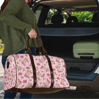 Pink Paniolo Palaka Hawaiian Cowgirl Christmas Travel Bag - Polynesian Pride