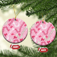 Paniolo Palaka Hawaiian Cowgirl Ceramic Ornament - Polynesian Pride