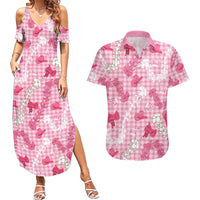 Paniolo Palaka Hawaiian Cowgirl Couples Matching Summer Maxi Dress and Hawaiian Shirt - Polynesian Pride