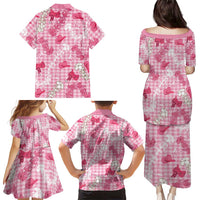 Paniolo Palaka Hawaiian Cowgirl Family Matching Puletasi and Hawaiian Shirt - Polynesian Pride