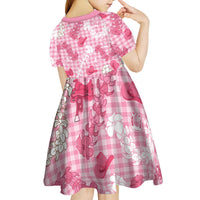 Paniolo Palaka Hawaiian Cowgirl Kid Short Sleeve Dress LT9 - Polynesian Pride