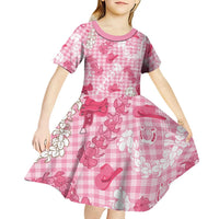 Paniolo Palaka Hawaiian Cowgirl Kid Short Sleeve Dress LT9 - Polynesian Pride