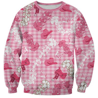 Paniolo Palaka Hawaiian Cowgirl Sweatshirt - Polynesian Pride