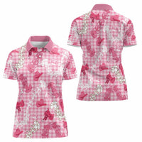 Paniolo Palaka Hawaiian Cowgirl Women Polo Shirt - Polynesian Pride