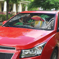 Papua New Guinea Christmas Auto Sun Shade - Polynesian Pride