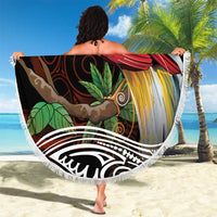 Papua New Guinea Christmas Beach Blanket - Polynesian Pride
