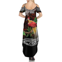 Papua New Guinea Christmas Family Matching Summer Maxi Dress and Hawaiian Shirt - Polynesian Pride