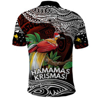 Papua New Guinea Christmas Polo Shirt LT9 - Polynesian Pride