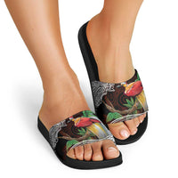 Papua New Guinea Christmas Slide Sandals - Polynesian Pride