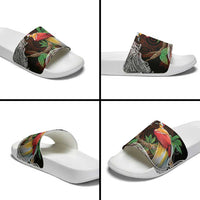 Papua New Guinea Christmas Slide Sandals - Polynesian Pride