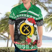 Vanuatu Pig's Tusk Meri Krismas! Hawaiian Shirt Vanuatuan Sand Drawing Pattern LT9 - Polynesian Pride