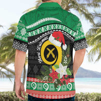 Vanuatu Pig's Tusk Meri Krismas! Hawaiian Shirt Vanuatuan Sand Drawing Pattern LT9 - Polynesian Pride