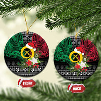 Vanuatu Pig's Tusk Meri Krismas! Ceramic Ornament Vanuatuan Ancient Art Spirit - Polynesian Pride