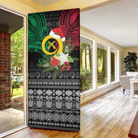 Vanuatu Pig's Tusk Meri Krismas! Door Cover Vanuatuan Ancient Art Spirit - Polynesian Pride