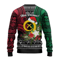 Vanuatu Pig's Tusk Meri Krismas! Ugly Christmas Sweater Vanuatuan Ancient Art Spirit - Polynesian Pride