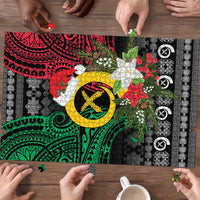 Vanuatu Pig's Tusk Meri Krismas! Puzzle Vanuatuan Ancient Art Spirit - Polynesian Pride