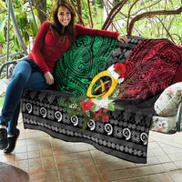 Vanuatu Pig's Tusk Meri Krismas! Quilt Vanuatuan Ancient Art Spirit - Polynesian Pride