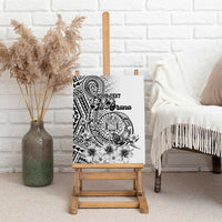 Ia Orana Tahiti Personalised Canvas Wall Art French Polynesia Hook Tattoo Special White Color LT9