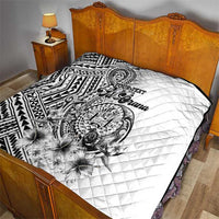 Ia Orana Tahiti Personalised Quilt French Polynesia Hook Tattoo Special White Color LT9