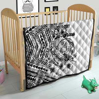 Ia Orana Tahiti Personalised Quilt French Polynesia Hook Tattoo Special White Color LT9