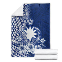 Nauru Independence Personalised Blanket Naoero Hook Tattoo Special Polynesian Pattern LT9 - Polynesian Pride