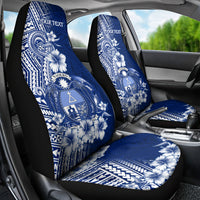 Nauru Independence Personalised Car Seat Cover Naoero Hook Tattoo Special Polynesian Pattern LT9 - Polynesian Pride